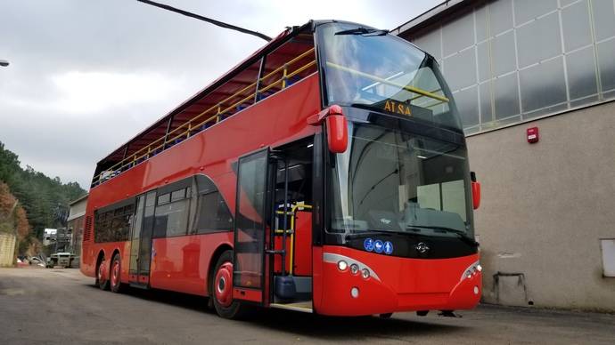 El nuevo autobús de doble piso de Madrid City Tour.