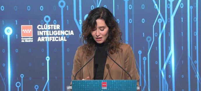 Díaz Ayuso anuncia la creación de una Oficina para impulsar la Inteligencia Artificial