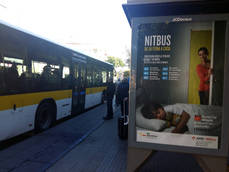 Ya se pueden ver en las marquesinas de las paradas de autobuses los carteles informativos de la campaña.