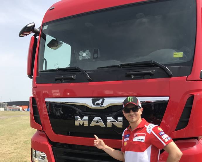 Jorge Lorenzo confía en la fiabilidad de MAN