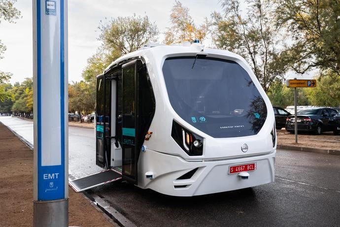 El autobús autónomo de Casa de Campo supera los 2.600 pasajeros