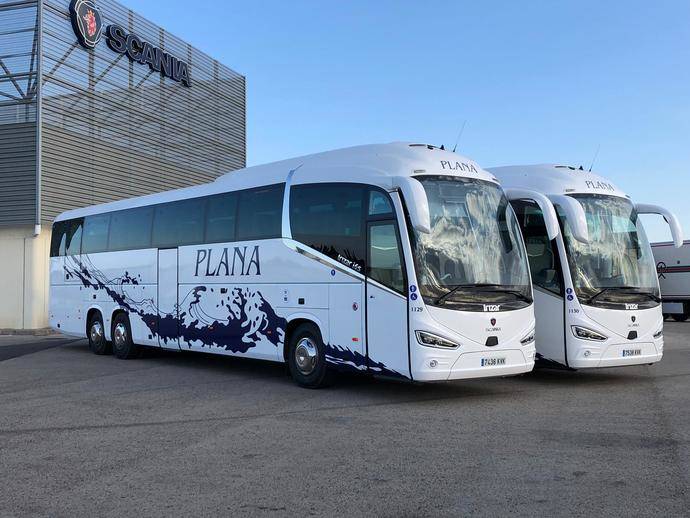 Empresa Plana incorpora 14 autocares de Scania a su flota