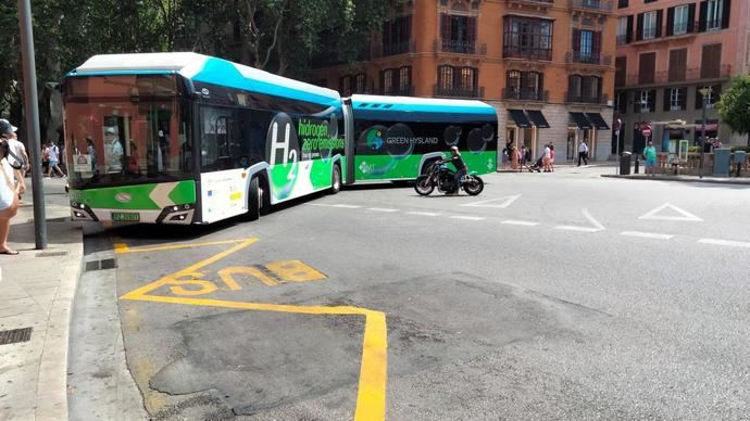 El primer autobús de hidrógeno verde ya circula por Palma de Mallorca