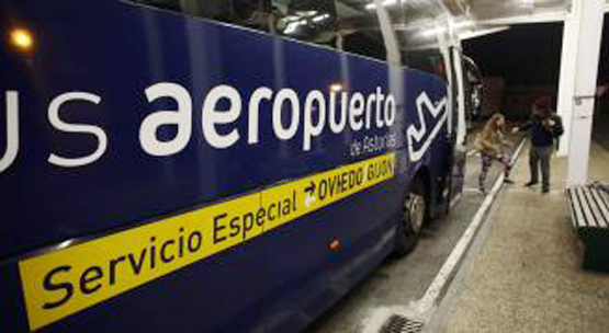 Asturias reanuda el transporte público en autobús al aeropuerto