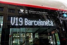 TMB refuerza el servicio de la línea V19 durante los fines de semana