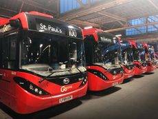 BYD y ADL entregan nuevos autobuses eléctricos a Go-Ahead London