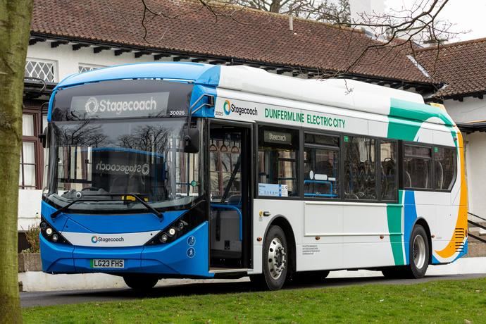 Stagecoah suma 39 autobuses eléctricos de BYD y ADL a su flota en Escocia