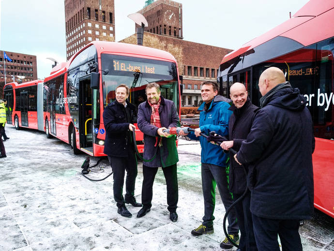 Presentación de los nuevos BYD para Oslo.