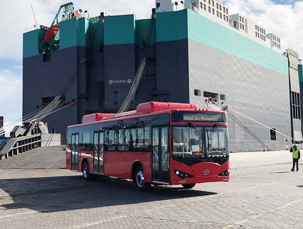 BYD entrega sus primeros autobuses eléctricos puros en Argentina