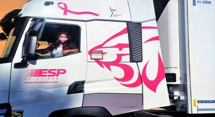 ESP y Renault Trucks visibilizan el cáncer de mama