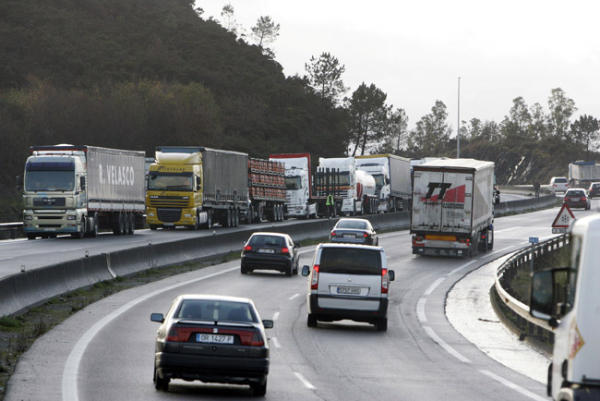 Una autopista española.