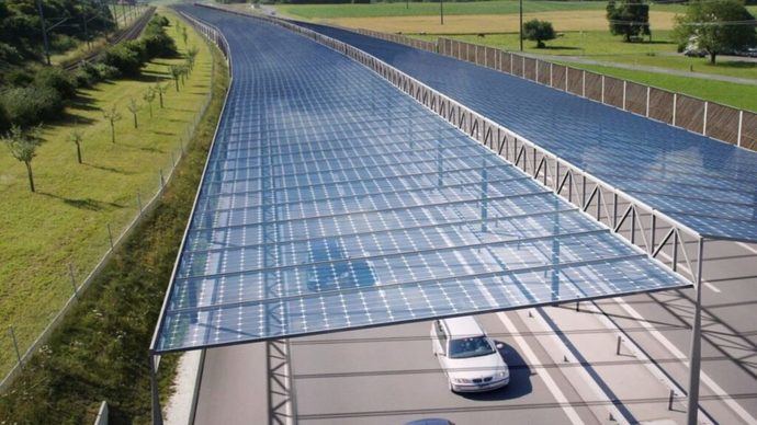 La primera autopista fotovoltaica de la historia
