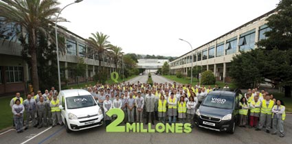 Vigo supera los dos millones de Citroën Berlingo y Peugeot Partner