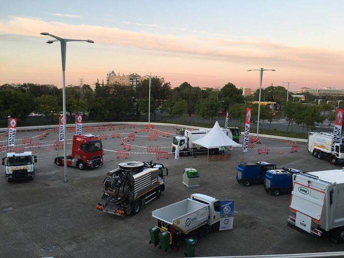 Circuito para el concurso de Renault en el evento. 