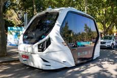 Madrid estrena su primer bus autónomo de la EMT en la Casa de Campo