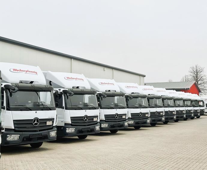 Wucherpfennig &amp; Krohn amplía su flota con más de 100 Mercedes-Benz Atego
