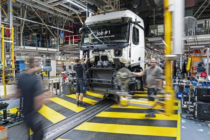 Daimler Truck inicia la producción en serie del Mercedes-Benz eActros 600