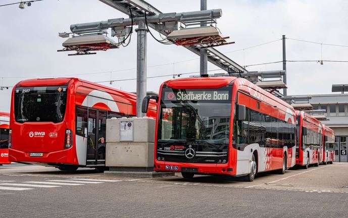 Bonn avanza en movilidad eléctrica con 10 nuevos autobuses eléctricos
