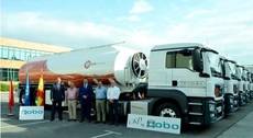 Algunas de las unidades entregadas por Cobo con el “Sistema CKD-SKD” 