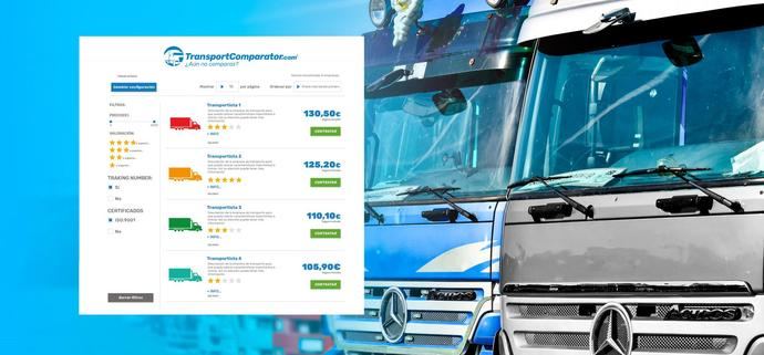 TransportComparator.com, primer comparador de empresas de transporte paletizado