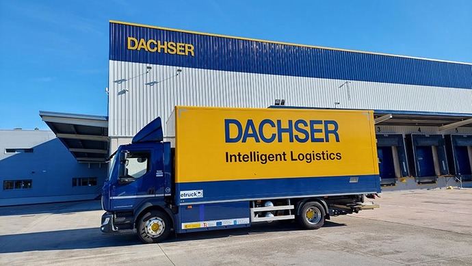 Dachser suma dos nuevos vehículos 100% eléctricos a su flota de Galicia