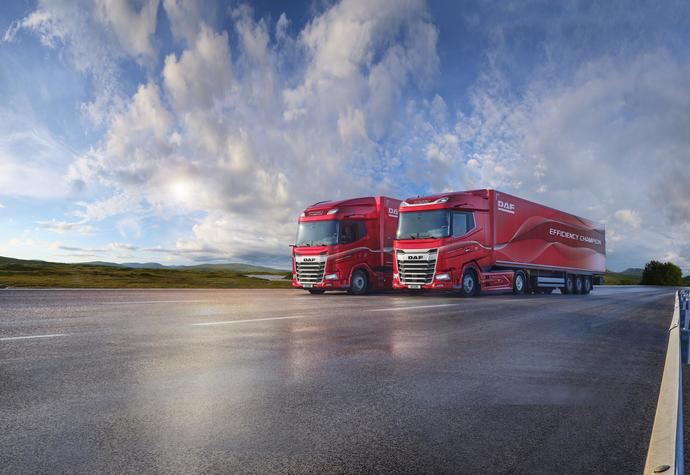 DAF lanza el programa 'Efficiency Champion 2025' para sus camiones más eficientes