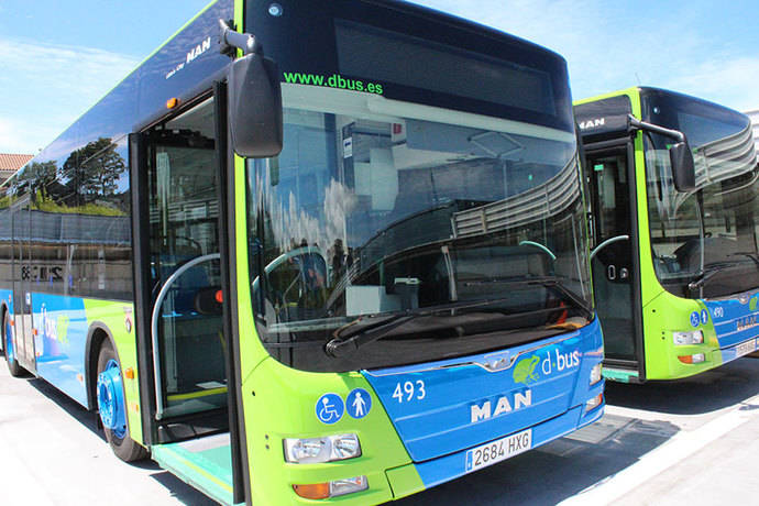 Dbus realiza mejoras en las líneas de autobuses 26, 35, 45 y 46