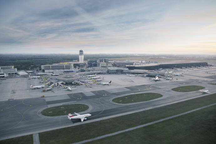 Imagen del Aeropuerto de Viena.