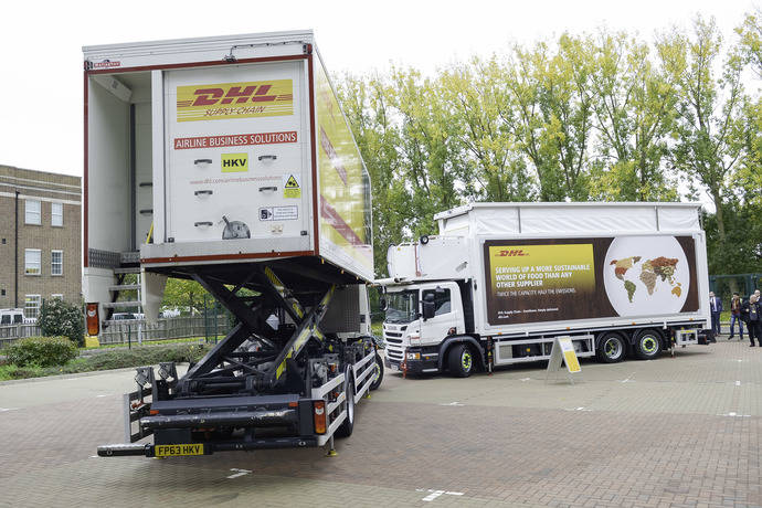 Thermo King proporciona refrigeración al innovador camión de catering de DHL