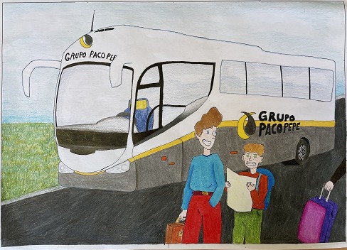 El concurso de dibujo escolar 'Diviértete en Bus' cumple una década