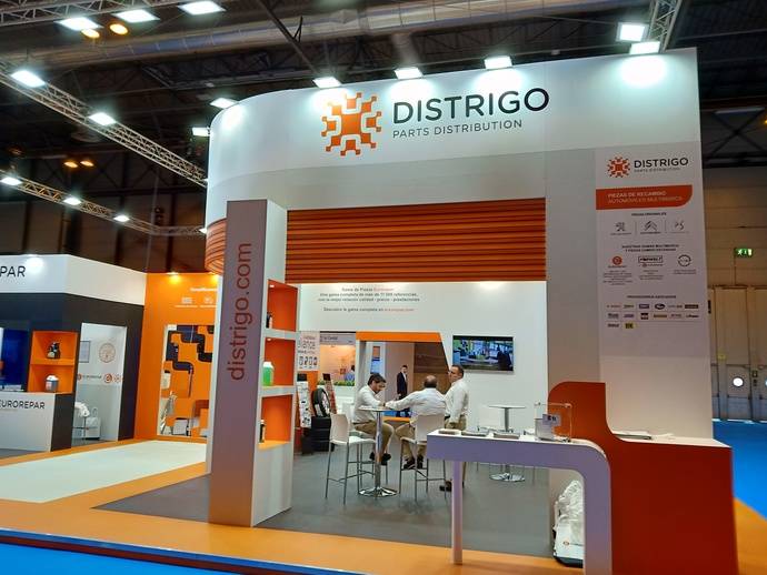 Stand de Distrigo en Motortec.