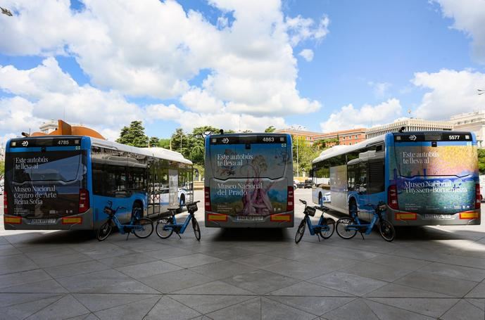 EMT Madrid celebra el Día de los Museos con una acción especial en autobuses