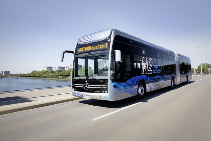 Daimler Buses presentará en Berlín su eCitaro G de hidrógeno