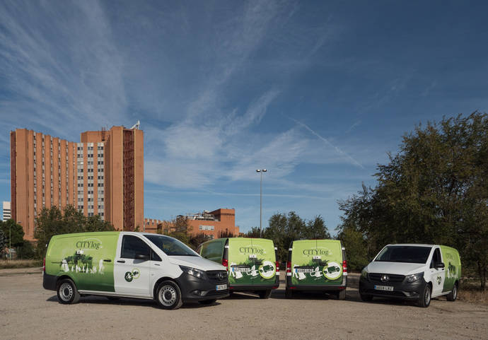 Los nuevos vehículos Mercedes-Benz de Citylogin.