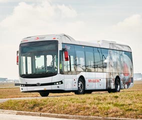 El aeropuerto de Bélgica adquiere 30 e-buses de BYD