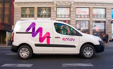 Emov, el primero en alquilar comerciales 100% eléctricos