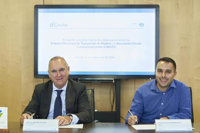 EMT Madrid firma un acuerdo de colaboración con la asociación Círvite