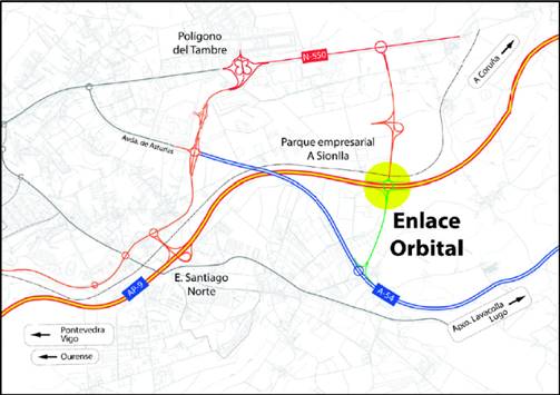 Visto bueno al convenio para el enlace Orbital de Santiago