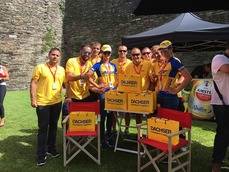 Equipo de Azkar Dachser Group en La Vuelta a España 2016.