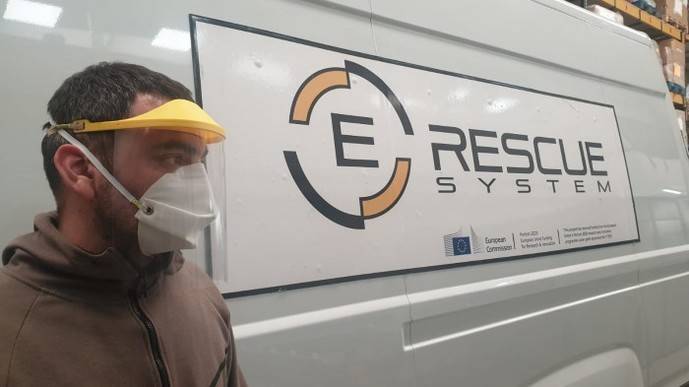 E-Rescue centra su producción en mascarillas y pantallas de protección