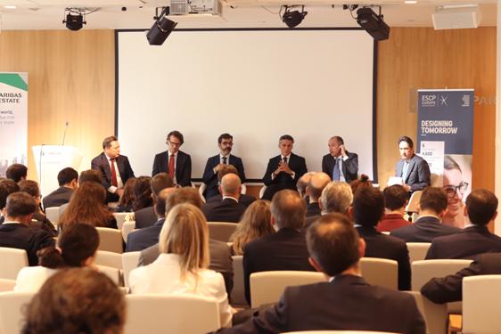 Un momento del evento de ESCP Europe y BNP Paribas Real Estate.