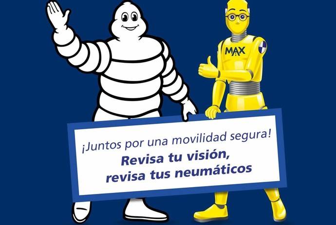 Michelin y Essilor, juntos por la movilidad segura y revisar neumáticos