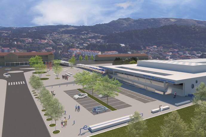 Proyecto de la estación intermodal de Pontevedra.