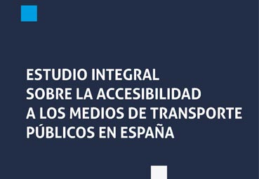 Un estudio analiza la accesibilidad del transporte públicos en España