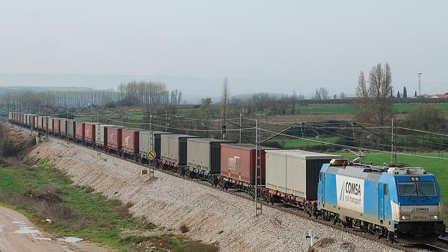 La cuota del transporte de mercancías por ferrocarril, entre las más bajas de Europa