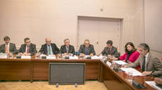 El ministro reunido con los representantes de las asociaciones.