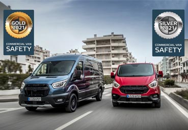 Euro NCAP destaca la seguridad de las Ford Transit y Transit Custom