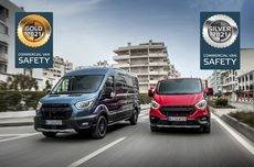 Euro NCAP destaca la seguridad de las Ford Transit y Transit Custom