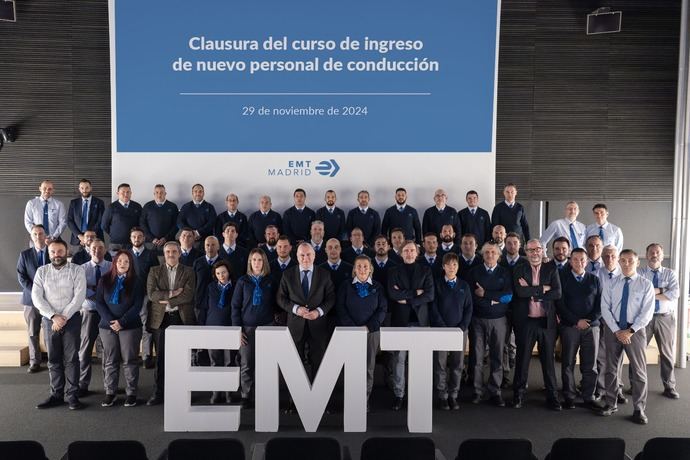 38 nuevos conductores se incorporan al servicio de EMT Madrid