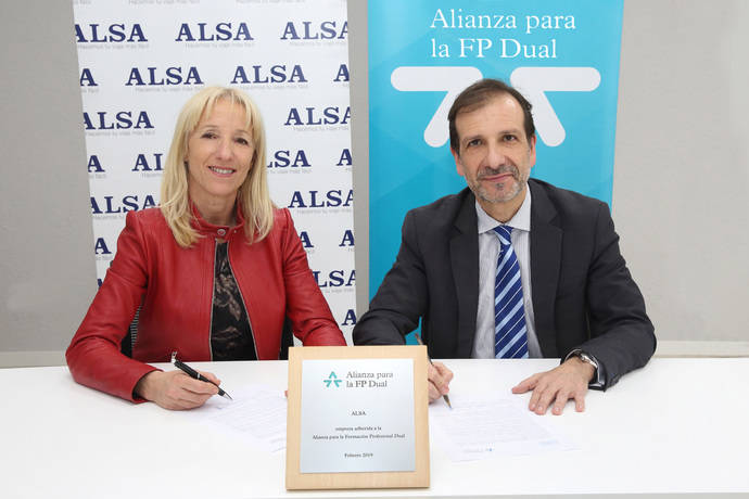 Alsa se adhiere a la Alianza para la Formación Profesional Dual